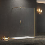 Σταθερό πάνελ καμπίνας με διάφανο κρύσταλλο WALKIN 1 Oro KARAG