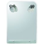 Gloria Malta –  Καθρέπτης Μπάνιου 50×70 cm Με Εταζέρα Και Απλίκες