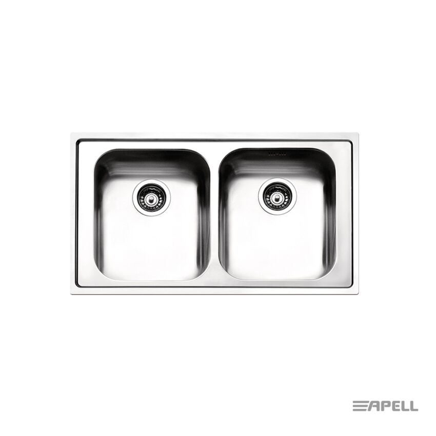 Νεροχύτης Anniversario 86χ50 Αpell Inox Σαγρέ - Image 1