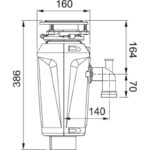 Σκουπιδοφάγος FRANKE SLIM 125 1,25 HP 3102053935 - Image 6