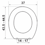 Κάλυμμα Λεκάνης Duroplast ELVIT 0011 UNIVERSAL - Image 2