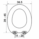 Κάλυμμα Λεκάνης Duroplast ELVIT 0108 ΕΛΥΡΟΣ UNIVERSAL - Image 2