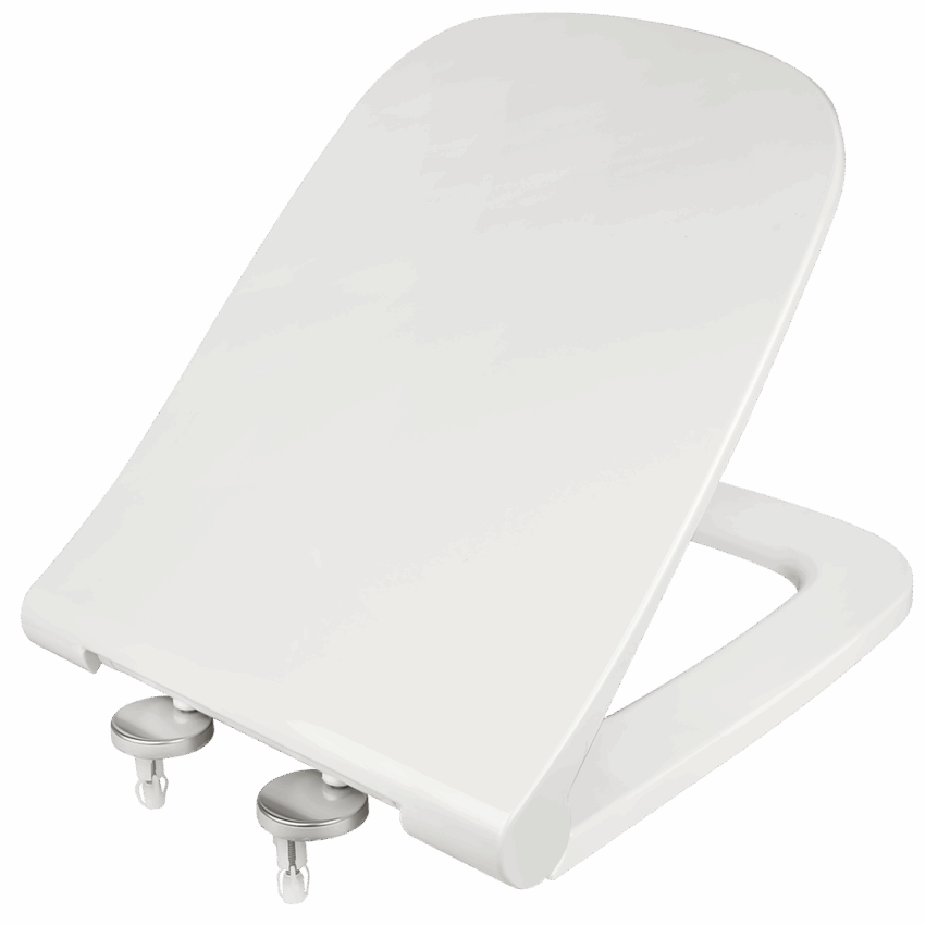 0405_seat Κάλυμμα λεκάνης Duroplast ELVIT 0405 Soft Close SLIM ΤΕΤΡΑΓΩΝΟ - Image 1
