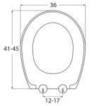 Κάλυμμα λεκάνης Thermoplast ELVIT 0304 Soft Close UNIVERSAL - Image 2