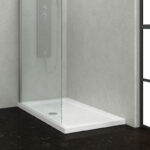 Ντουζιέρα ορθογώνια πορσελάνης PORCELAIN FLAT KARAG