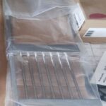 Επιτοιχη σαπουνοθήκη-σπογγοθήκη με κρυστάλλινη εταζέρα