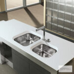 Νεροχύτης Κουζίνας Ανοξείδωτος Υποκαθήμενος Ferrara 47x42 Αpell Inox Λείο - Image 2