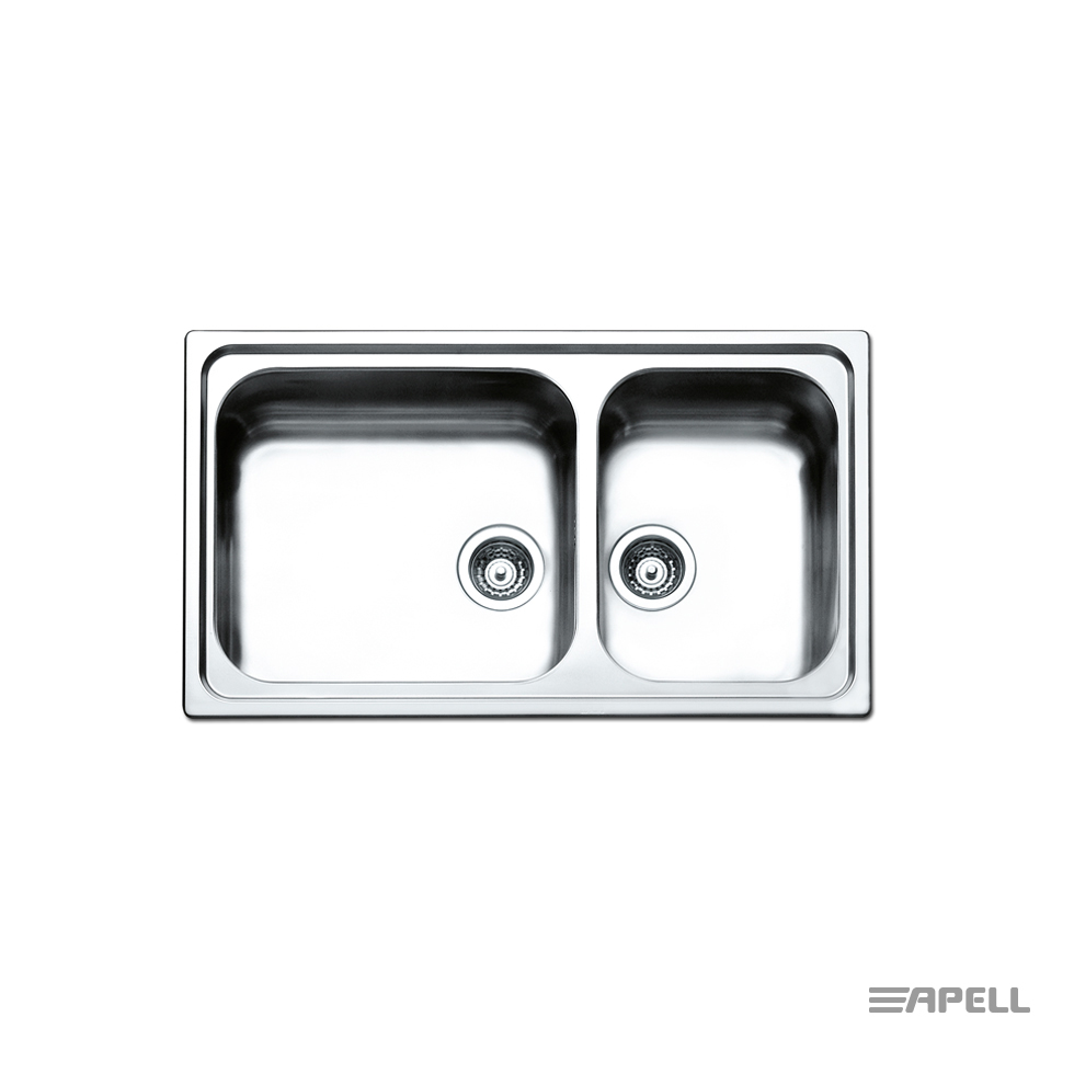 Νεροχύτης Κουζίνας Ανοξείδωτος Linear 86x50 Αpell Inox Λείο Νεροχύτης Κουζίνας Ανοξείδωτος Linear 86x50 Αpell Inox Λείο - Image 1