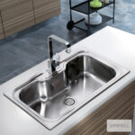 Νεροχύτης Κουζίνας Ανοξείδωτος Criteria 86x51 Αpell Inox - Image 2