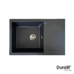 Νεροχύτης Κουζίνας Συνθετικός 79x50 Duralit Graphite