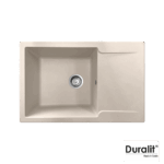 Νεροχύτης Κουζίνας Συνθετικός 79x50 Duralit Beige