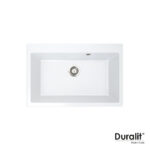 Νεροχύτης Κουζίνας Συνθετικός 76x50 Duralit White