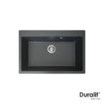 Νεροχύτης Κουζίνας Συνθετικός 76x50 Duralit Graphite
