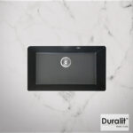 Νεροχύτης Κουζίνας Συνθετικός Υποκαθήμενος 76x50 Duralit Graphite