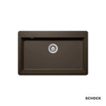 Νεροχύτης Κουζίνας Γρανίτη Mono 83,8x53 Schock Cristadur Bronze Granite