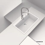 Νεροχύτης Κουζίνας Γρανίτη Mono 83,8x53 Schock Cristadur Polaris Granite - Image 2