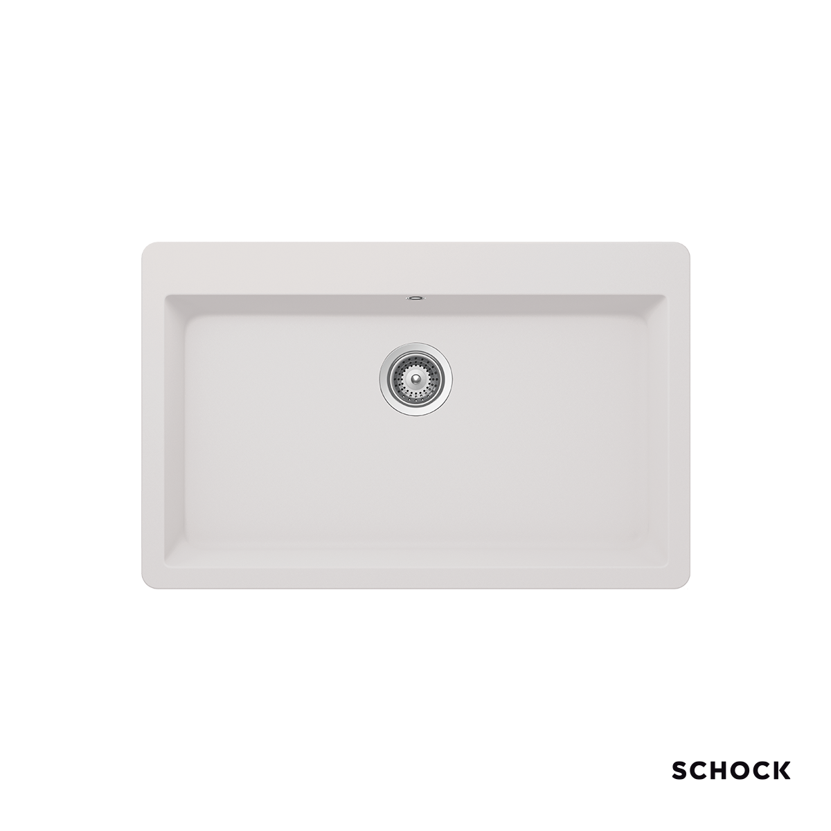 Νεροχύτης Κουζίνας Γρανίτη Mono 83 Νεροχύτης Κουζίνας Γρανίτη Mono 83,8x53 Schock Cristadur Polaris Granite - Image 1