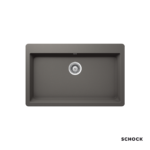 Νεροχύτης Κουζίνας Γρανίτη Mono 83,8x53 Schock Cristadur Silverstone Granite