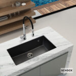 Νεροχύτης Κουζίνας Γρανίτη Mono Υποκαθήμενος 83,8x46,9 Schock Cristadur Puro Granite - Image 2