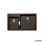 Νεροχύτης Κουζίνας Γρανίτη Mono 86x50 Schock Cristadur Bronze Granite