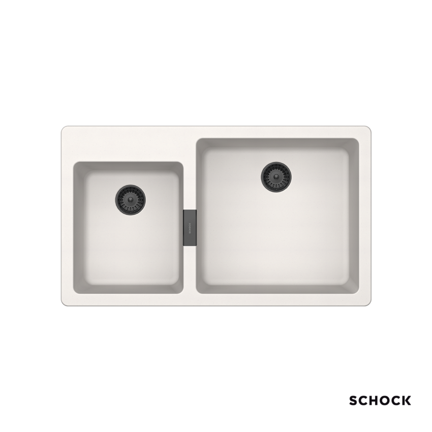 Νεροχύτης Κουζίνας Γρανίτη Mono 86x50 Schock Cristadur Polaris Granite - Image 3