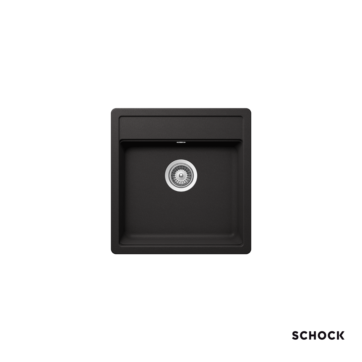 Νεροχύτης Κουζίνας Γρανίτη Manhattan 49x51 Schock Cristalite Nero Granite Νεροχύτης Κουζίνας Γρανίτη Manhattan 49x51 Schock Cristalite Nero Granite - Image 1