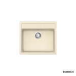 Νεροχύτης Κουζίνας Γρανίτη Manhattan 57x51 Schock Vanilla Granite