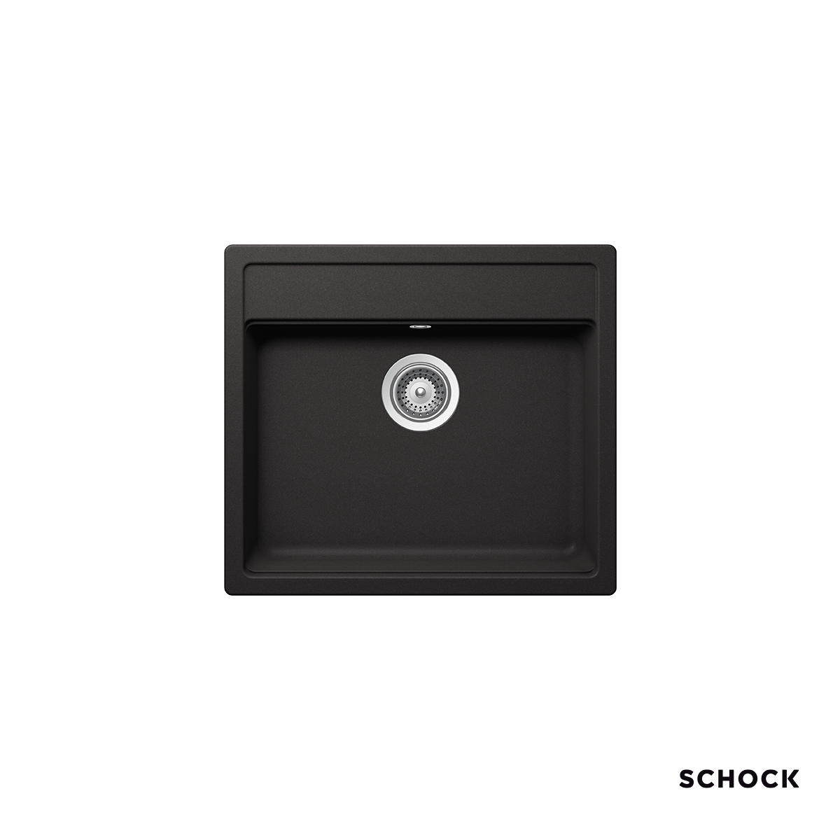 Νεροχύτης Κουζίνας Γρανίτη Manhattan 57x51 Schock Cristalite Nero Granite Νεροχύτης Κουζίνας Γρανίτη Manhattan 57x51 Schock Cristalite Nero Granite - Image 1