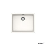 Νεροχύτης Κουζίνας Γρανίτη Manhattan Υποκαθήμενος 55,6x45,6 Schock Cristalite SuperWhite Granite - Image 4