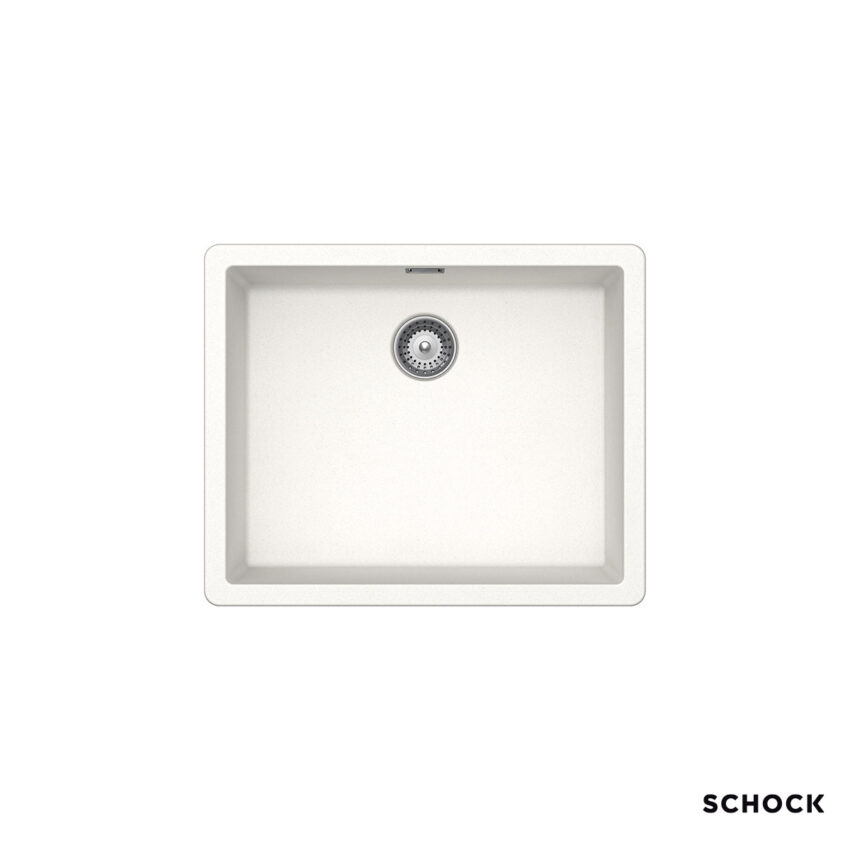 Νεροχύτης Κουζίνας Γρανίτη Manhattan Υποκαθήμενος 55,6x45,6 Schock Cristalite SuperWhite Granite - Image 4