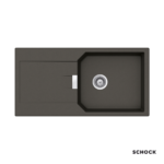 Νεροχύτης Κουζίνας Γρανίτη Manhattan 100x51 Schock Cristalite Asphalt Granite