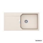 Νεροχύτης Κουζίνας Γρανίτη Manhattan 100x51 Schock Cristalite Everest Granite