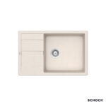 Νεροχύτης Κουζίνας Γρανίτη Manhattan 78x50 Schock Cristalite Everest Granite