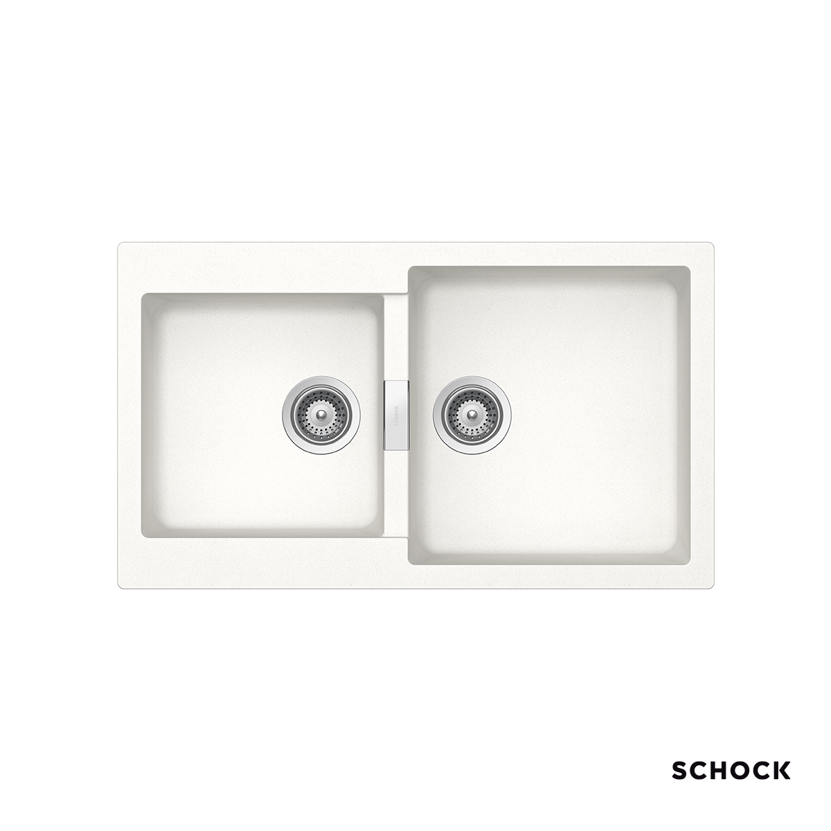 Νεροχύτης Κουζίνας Γρανίτη Manhattan 86x50 Schock Cristalite SuperWhite Granite Νεροχύτης Κουζίνας Γρανίτη Manhattan 86x50 Schock Cristalite SuperWhite Granite - Image 1