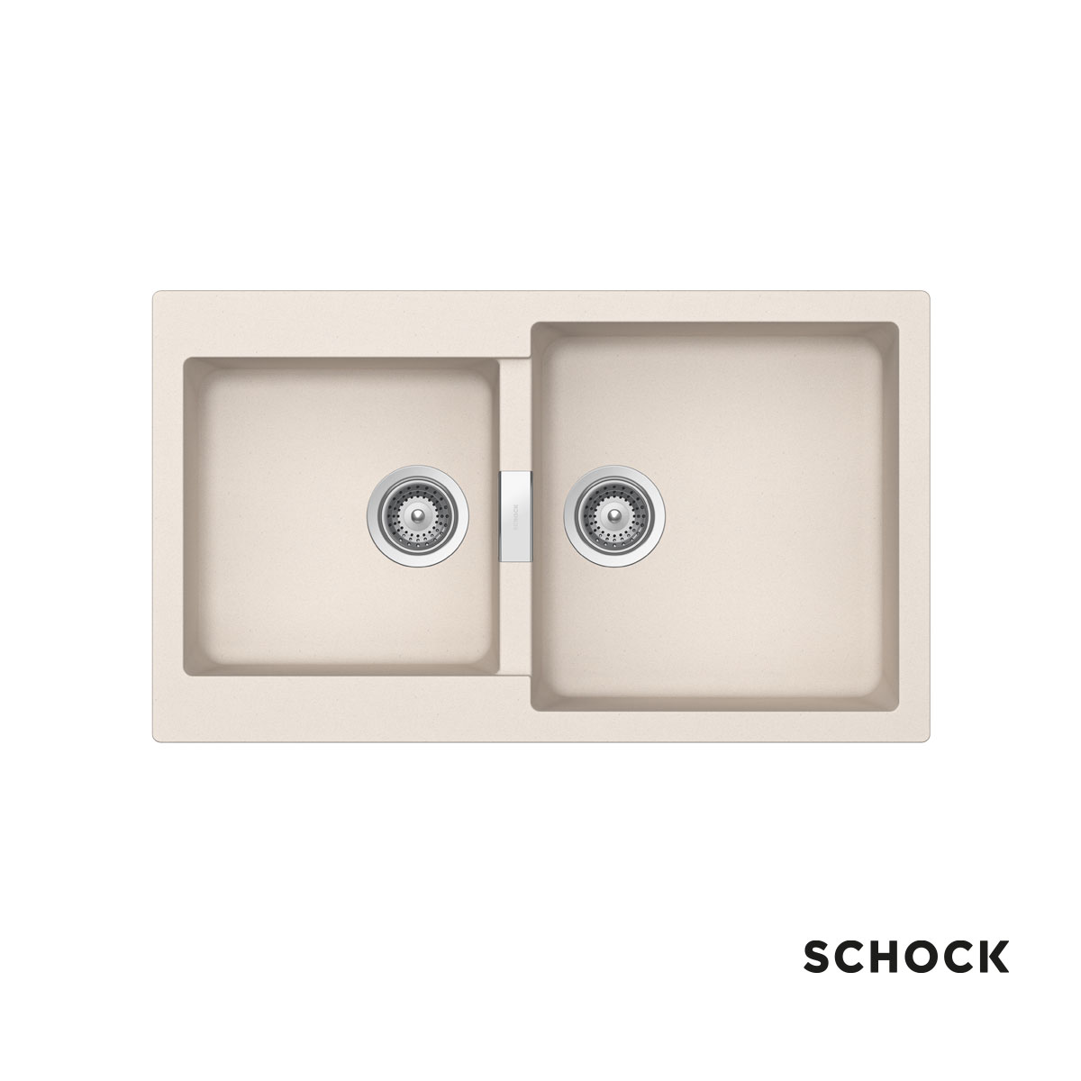 Νεροχύτης Κουζίνας Γρανίτη Manhattan 86x50 Schock Cristalite Everest Granite Νεροχύτης Κουζίνας Γρανίτη Manhattan 86x50 Schock Cristalite Everest Granite - Image 1