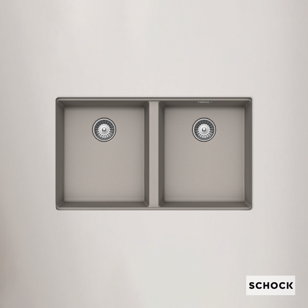 Νεροχύτης Κουζίνας Γρανίτη Manhattan Υποκαθήμενος 75x45 Νεροχύτης Κουζίνας Γρανίτη Manhattan Υποκαθήμενος 75x45,6 Schock Cristalite Concrete Granite - Image 1