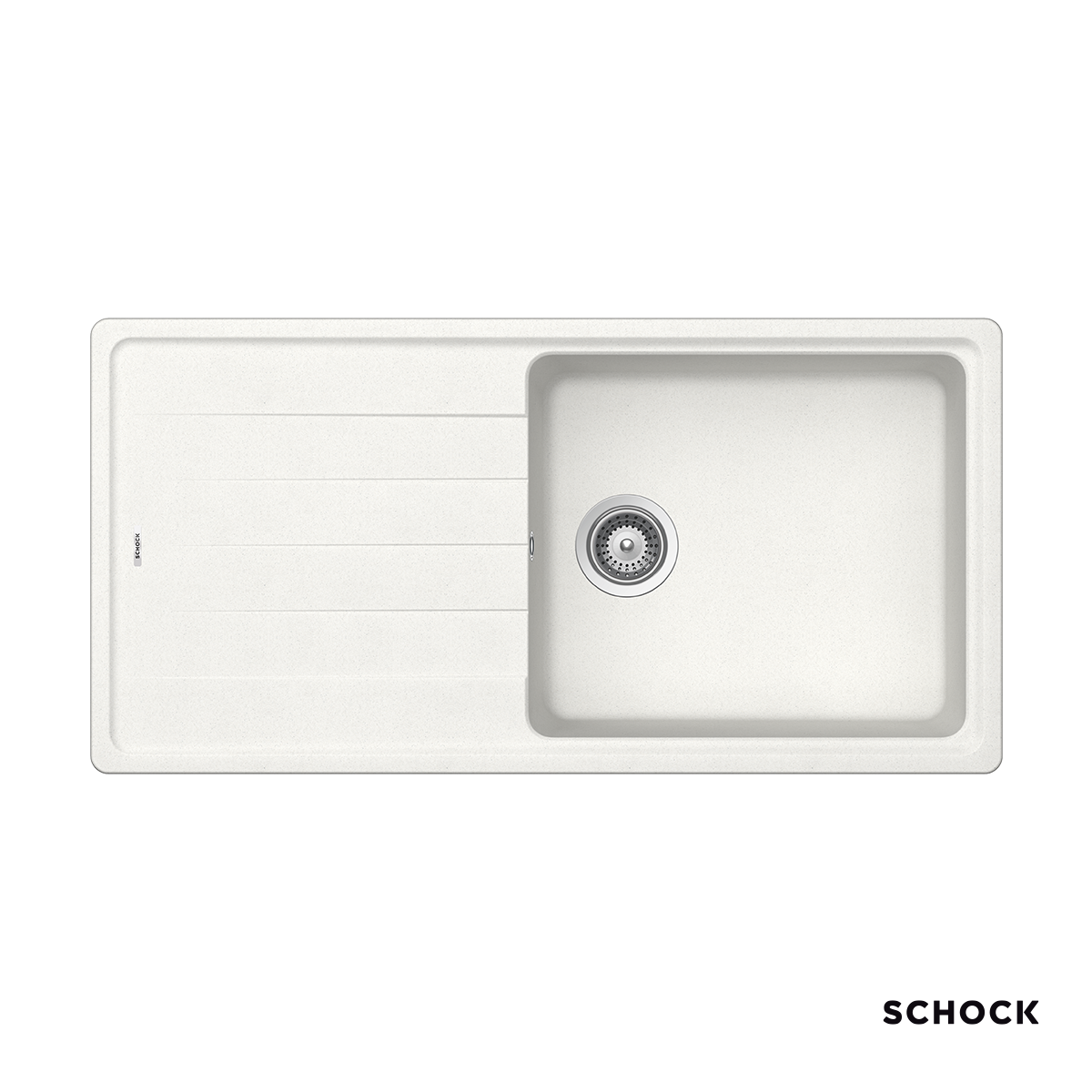 Νεροχύτης Κουζίνας Γρανίτη Element 100x50 Schock Cristalite SuperWhite Granite Νεροχύτης Κουζίνας Γρανίτη Element 100x50 Schock Cristalite SuperWhite Granite - Image 1