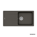 Νεροχύτης Κουζίνας Γρανίτη Element 100x50 Schock Cristalite Asphalt Granite