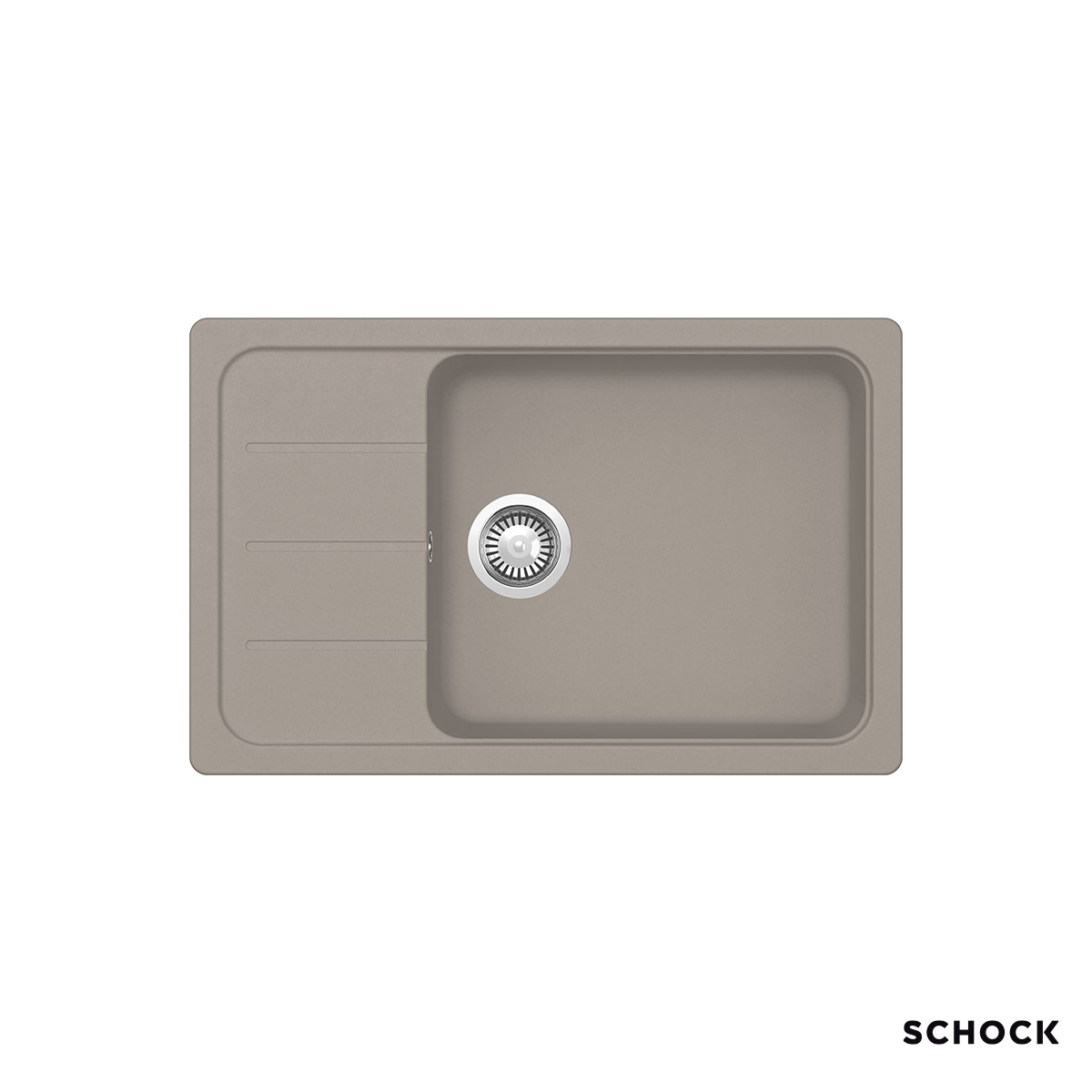 Νεροχύτης Κουζίνας Γρανίτη Element 78x50 Schock Cristalite Concrete Granite Νεροχύτης Κουζίνας Γρανίτη Element 78x50 Schock Cristalite Concrete Granite - Image 1