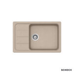 Νεροχύτης Κουζίνας Γρανίτη Element 78x50 Schock Cristalite Sabbia Granite