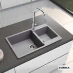 Νεροχύτης Κουζίνας Γρανίτη Element 86x50 Schock Cristalite Croma Granite - Image 2