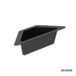 Μπωλ Γωνιακό Schock Αnthracite Matt