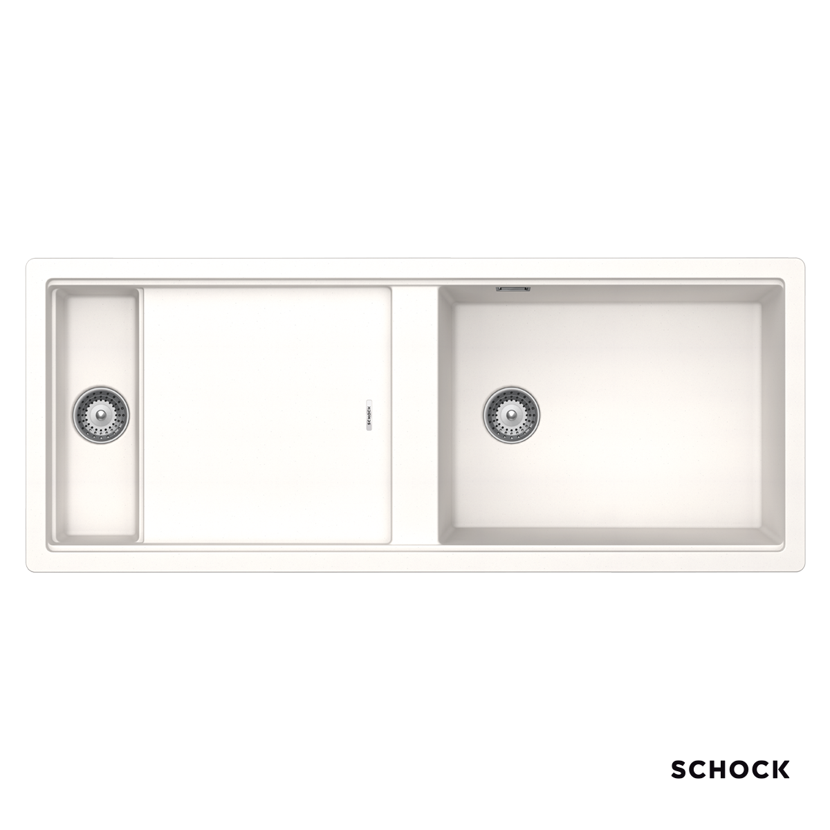 Νεροχύτης Κουζίνας Γρανίτη Prepstation 114x46 Schock Cristadur Polaris Granite Νεροχύτης Κουζίνας Γρανίτη Prepstation 114x46 Schock Cristadur Polaris Granite - Image 1