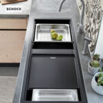 Νεροχύτης Κουζίνας Γρανίτη Prepstation 114x46 Schock Cristadur Puro Granite - Image 4