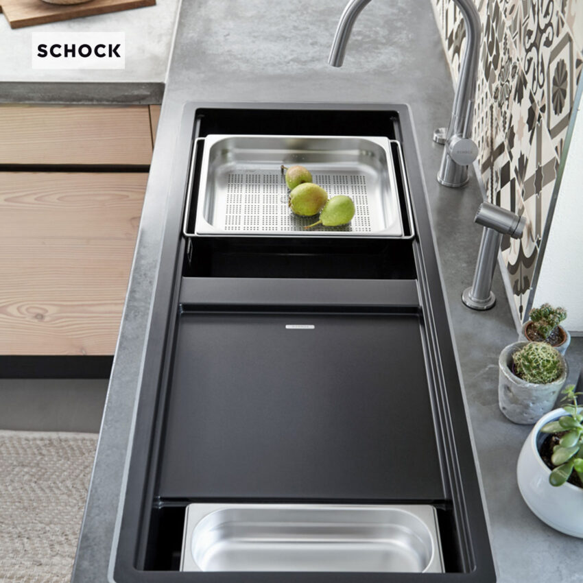 Νεροχύτης Κουζίνας Γρανίτη Prepstation 114x46 Schock Cristadur Puro Granite - Image 4