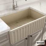 Νεροχύτης Κουζίνας Πορσελάνης Επικαθήμενος 76x46 Bocchi Jasmine Matt - Image 2