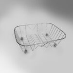 Καλάθι Νεροχύτη, διάσταση  39x29,5 Inox