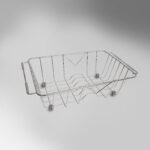 Καλάθι Νεροχύτη, διάσταση  41,5x25 Κρεμαστό Inox