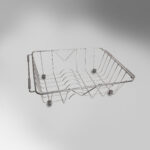 Καλάθι Νεροχύτη, διάσταση  39,5x29 Κρεμαστό Inox