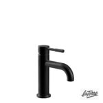 Μπαταρία Νιπτήρα με Αυτόματη Βαλβίδα, Τech La Torre Black Matt